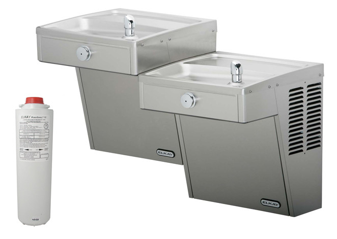 Elkay LVRCTLFRDDS Freeze Resistant, Filtered Stainless Steel NON-REFRIGERATED Drinking Fountain